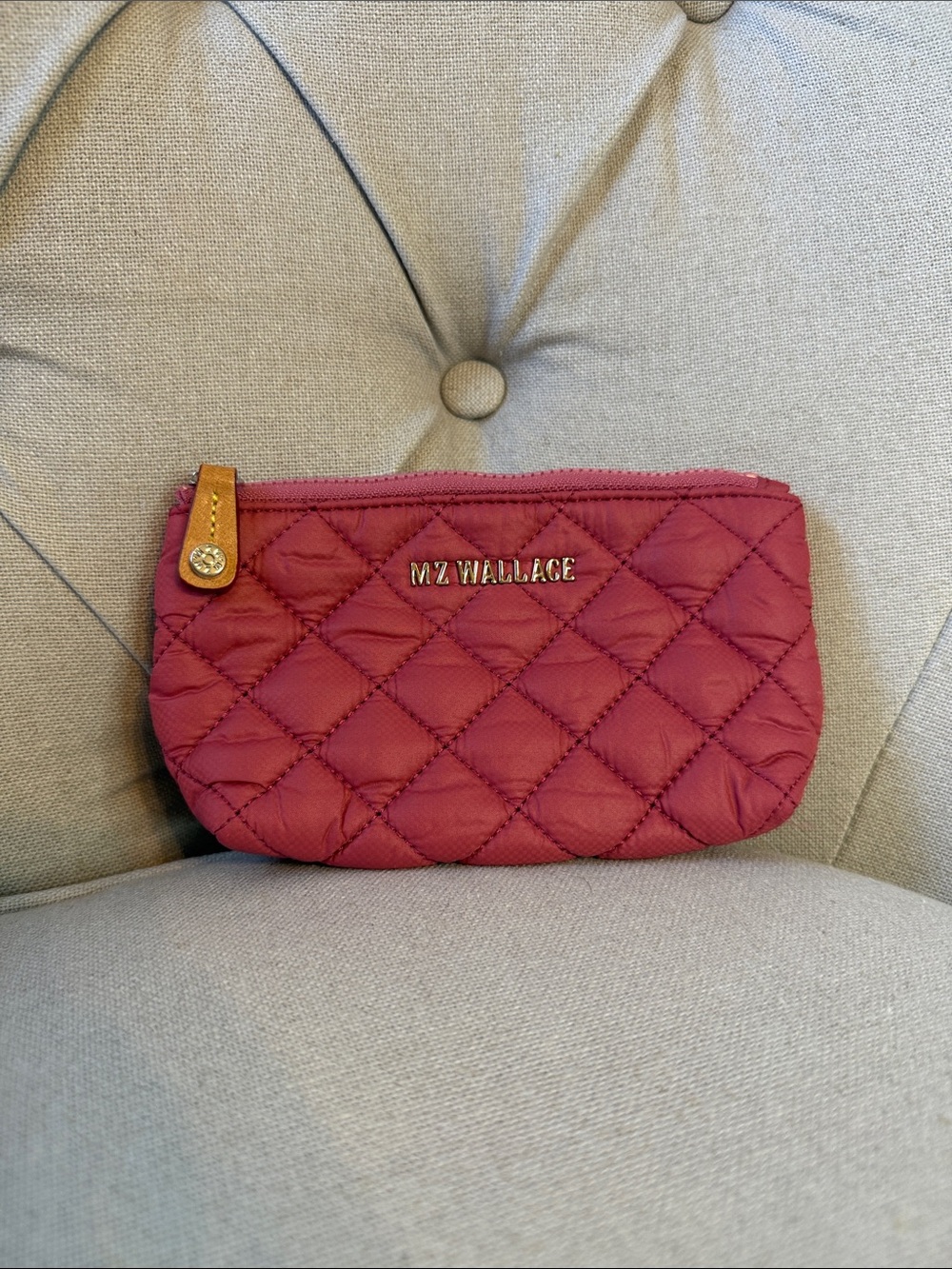 MZ Wallace Pouch in Rose